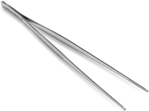 Sur La Table Plating Tongs, Silver