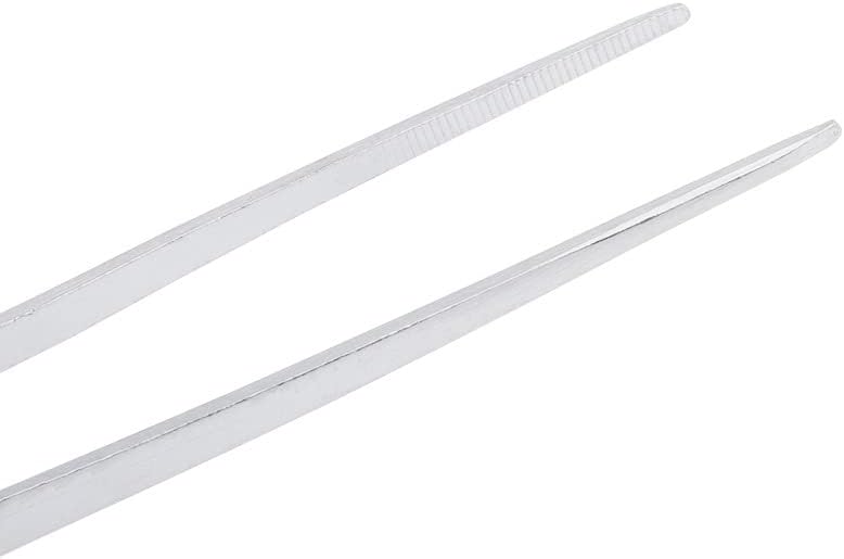 16cm + 20cm Stainless Steel Offset Tweezers Tongs Set for Kitchen Culinary Tweezers