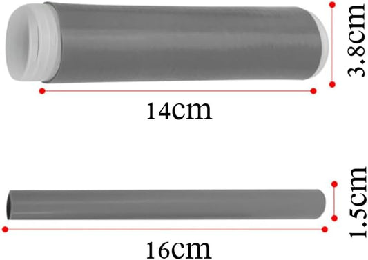 2 Pcs Heat-Resistant Pot Handle Silicone Cover, Non-Slip Pan Handle Sleeve, Easy to Install and Clean, for Cast Iron Skillet, Frying Pan (grey, M)