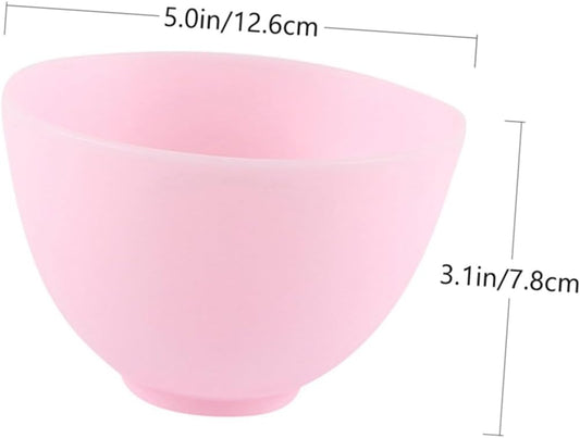 FOMIYES Silicone Facial Bowl Set 6pcs Mask Mixing Bowls Non-slip Food-grade for Diy Face Mask