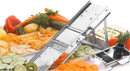 Bron Coucke - Professional Stainless Steel Mandoline with Carriage