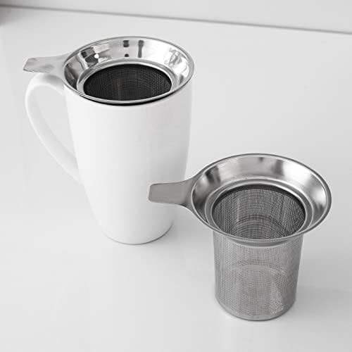 Extra Fine Mesh Tea Infuser Large Capacity Tea Strainer for Loose Leaf Tea