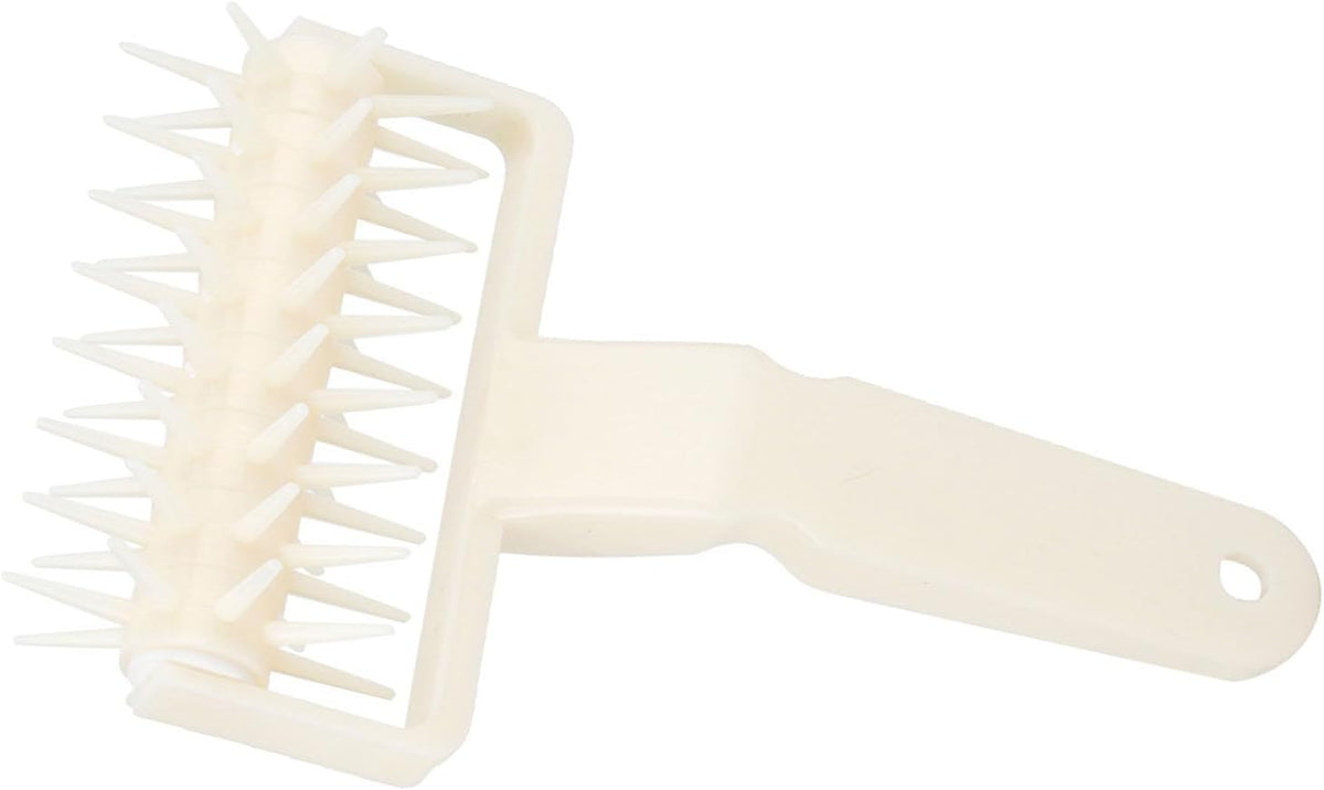 Pizza Dough Docker, Plastic Pastry Roller with Spikes, Docking Tool for Home and Kitchen