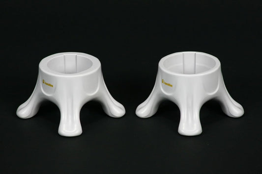 Dunlin - Condiment Bottle Holder (CBH) Deluxe - 1 Small (CBH 500) and 1 Large (CBH 1000), Matte Black - Upside Down Bottle Emptying Holders