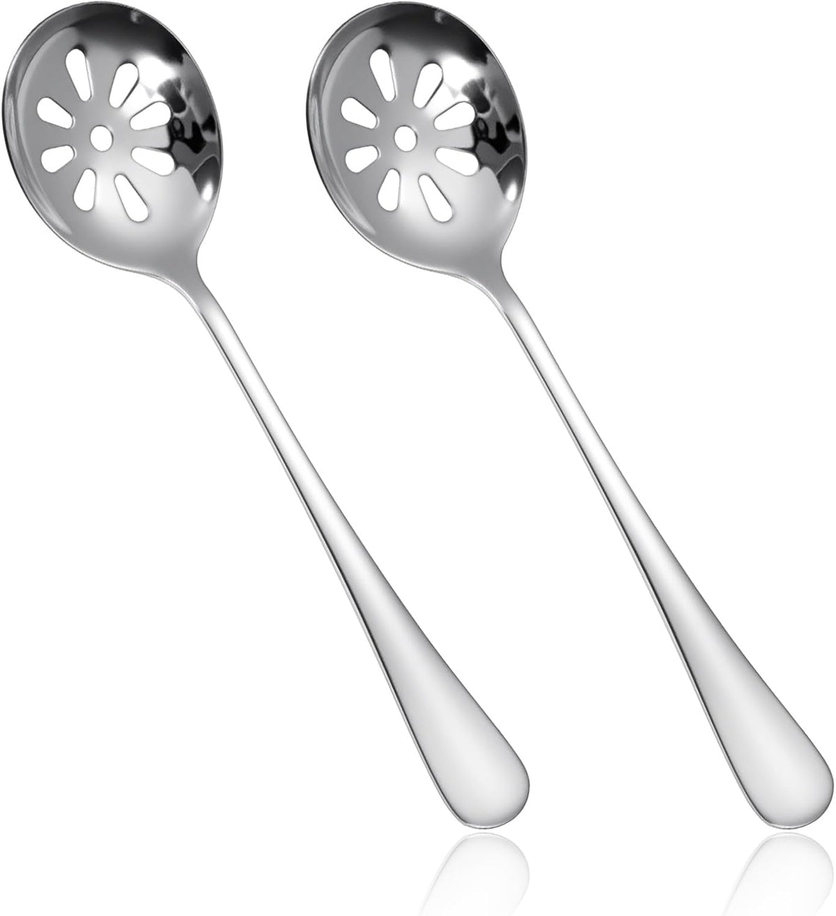 7.8 Inch Slotted Spoon, Serving Spoons, Dips, Cereals (10 Holes)