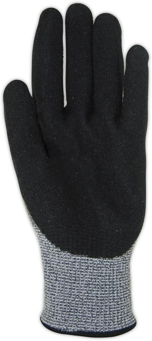 MAGID Griffin Gear ANSI A3 Hyperon Blended Sandy Nitrile Coated Work Gloves, 1 Pair, Size 5/2XS, GPD255