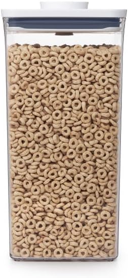 OXO Good Grips POP Container - Airtight Food Storage - Big Square Short 2.8 Qt Ideal for 5 lbs of sugar, cookies or crackers