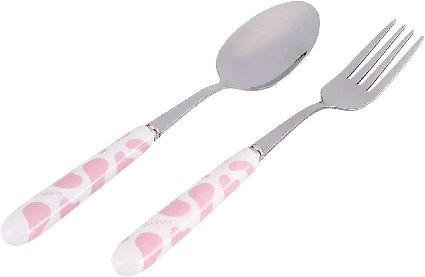 Alvinlite Portable Utensils Set with Case|2Pcs Stainless Steel Flatware for Kids for Lunch Box Workplace Camping School Picnic |Pink| travel utensils