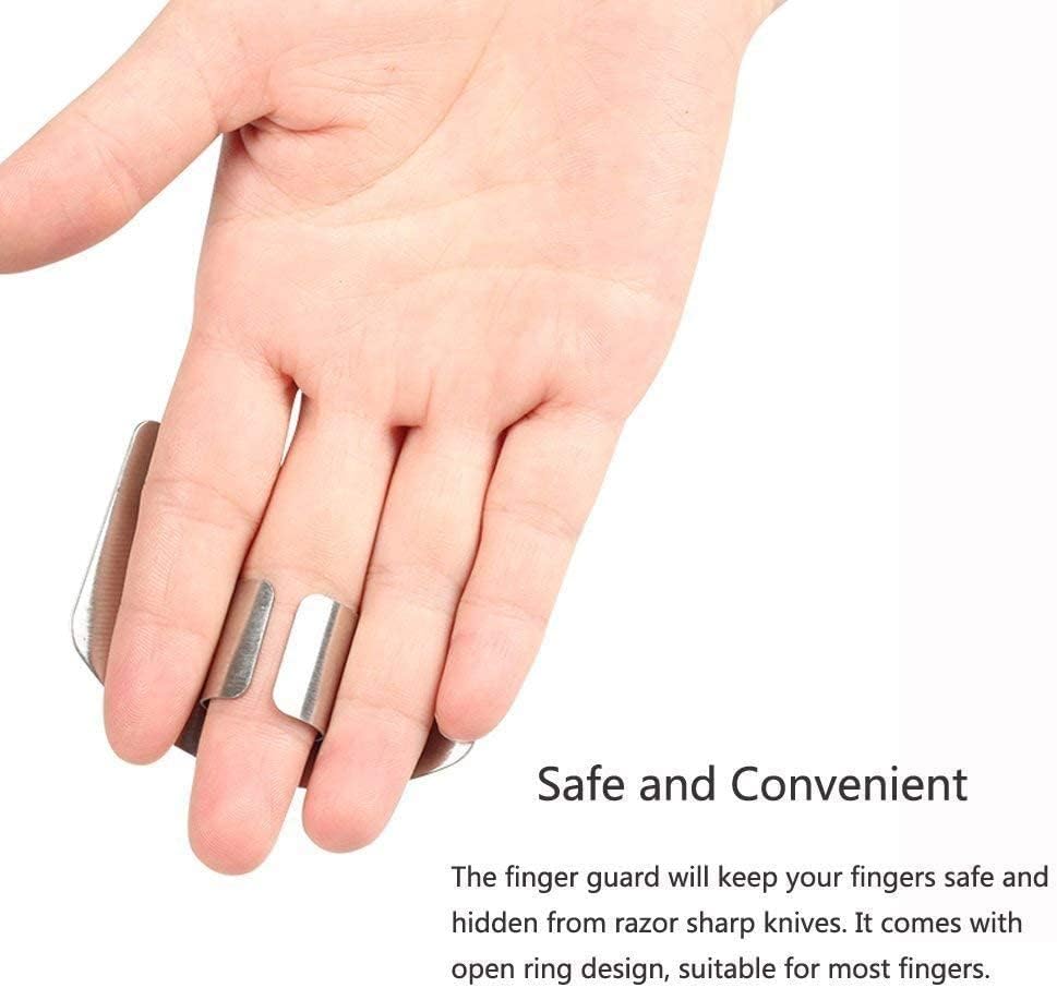 wefaner Stainless Steel Finger Guards for Cutting
