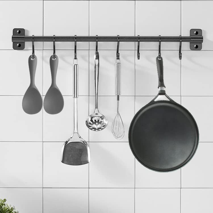 Dioycli 2 Pcs Rice Spoon Paddle Non-Stick Serving Spoon for Cookers, Black