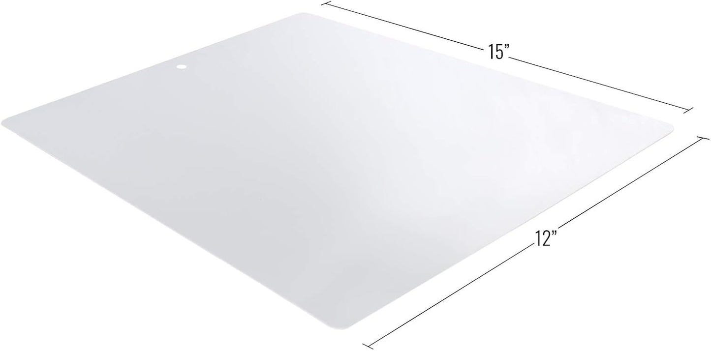 Universal FCB-2110 Kitchen Cutting Board Mat, 2 Pack, Clear