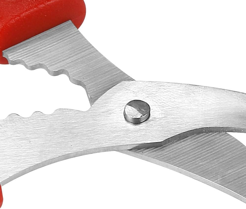 Calary Seafood Scissors Crab Scissors Seafood Shears Multifunctional Crab Leg Crackers and Tools