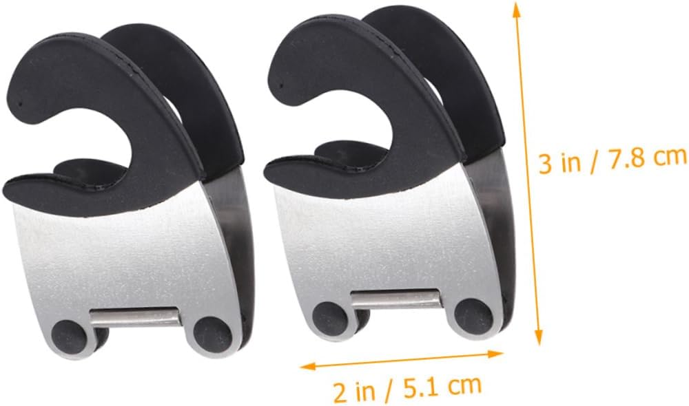 4pcs Stainless Steel Spoon Holder Clip for Pot Cooking