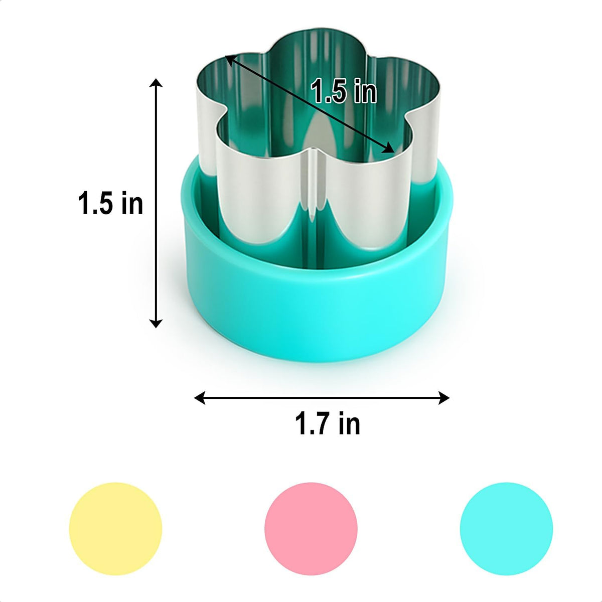 Mini Fruit Vegetable Cookie Cutters Shapes Set - 9Pcs 1.5 inch