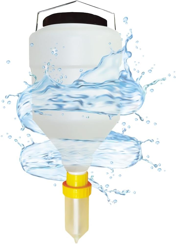 Large Capacity Condiment Dispenser for Restaurant and BBQ - Refillable Sauce Squeeze Bottle and Leak Proof Design for Mustard, Salad, Ketchup and More (round, 3.5 Liters)