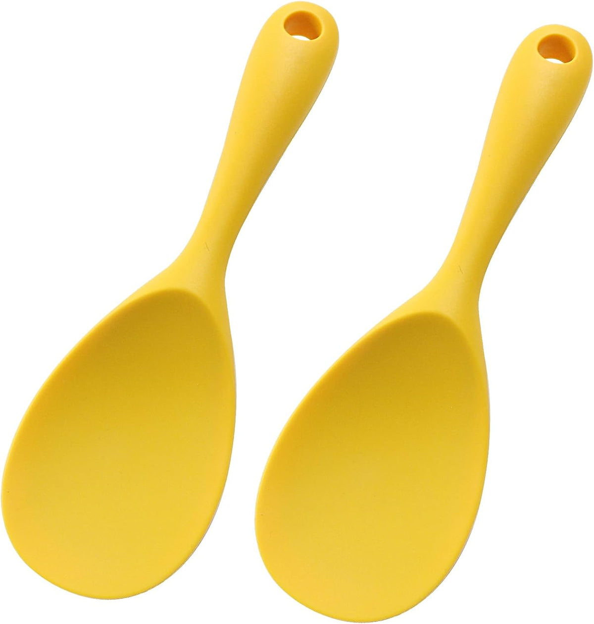 2Pcs Silicone Rice Paddle, Gray