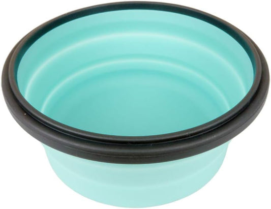 CARTINTS Silicone Collapsible Food Storage Containers-Prep/Storage Bowls with Lids - Set of 3 Square Silicone Lunch Containers - Microwave, Dishwasher and Freezer Safe (blue)