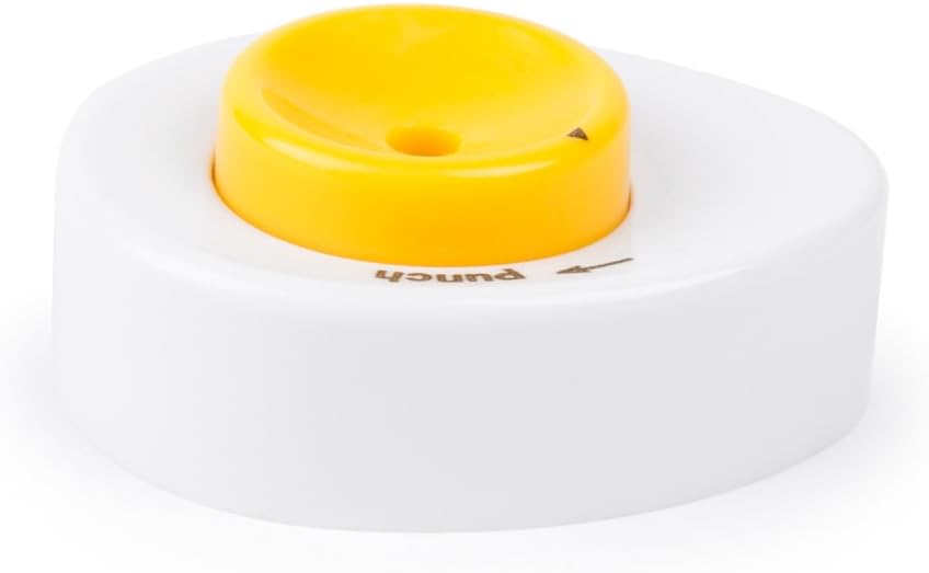 Fox Run Hard Boiled Egg Piercer, with Safety Lock Feature, White
