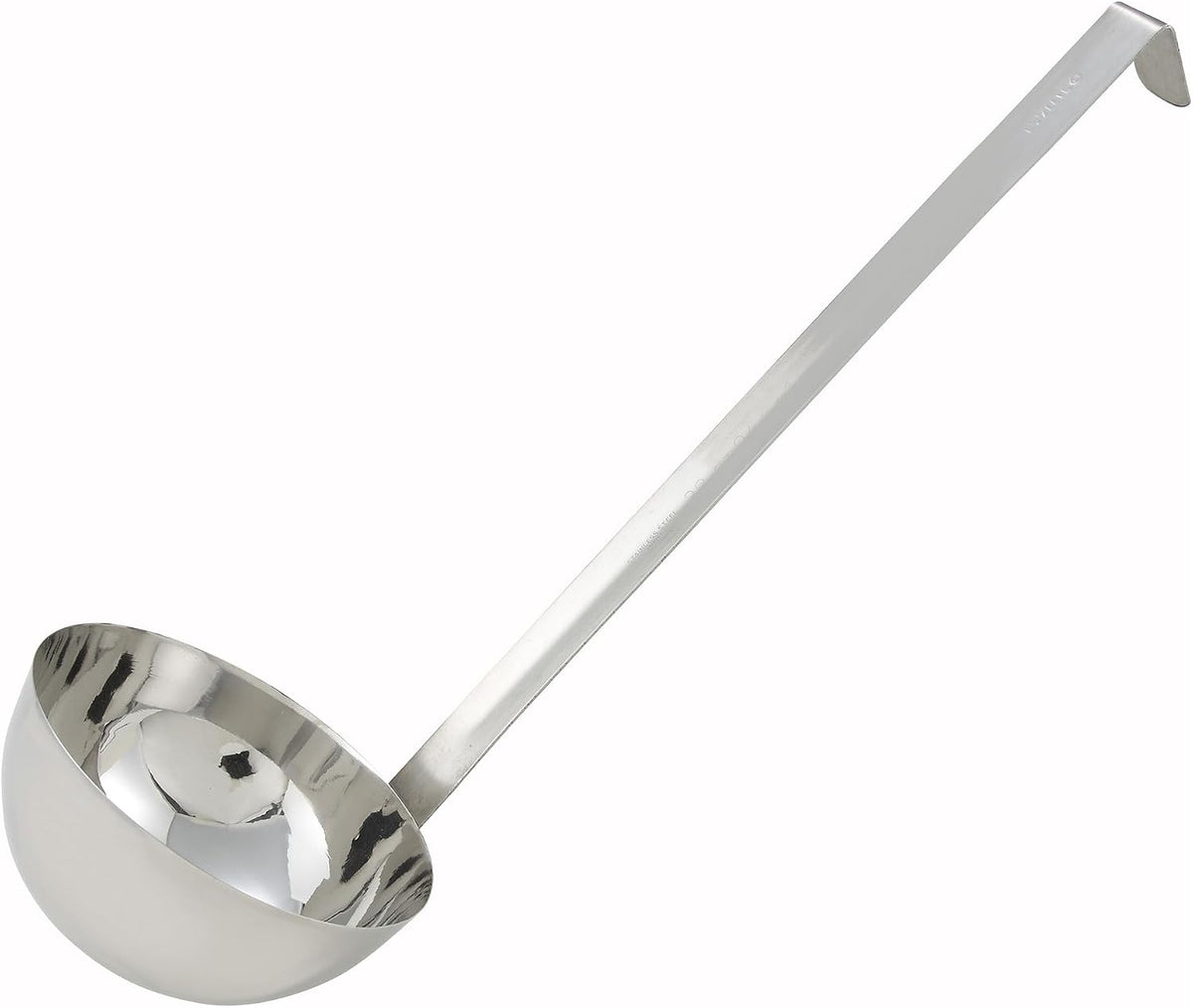 Winco 1/2 oz Red Stainless Steel Ladle