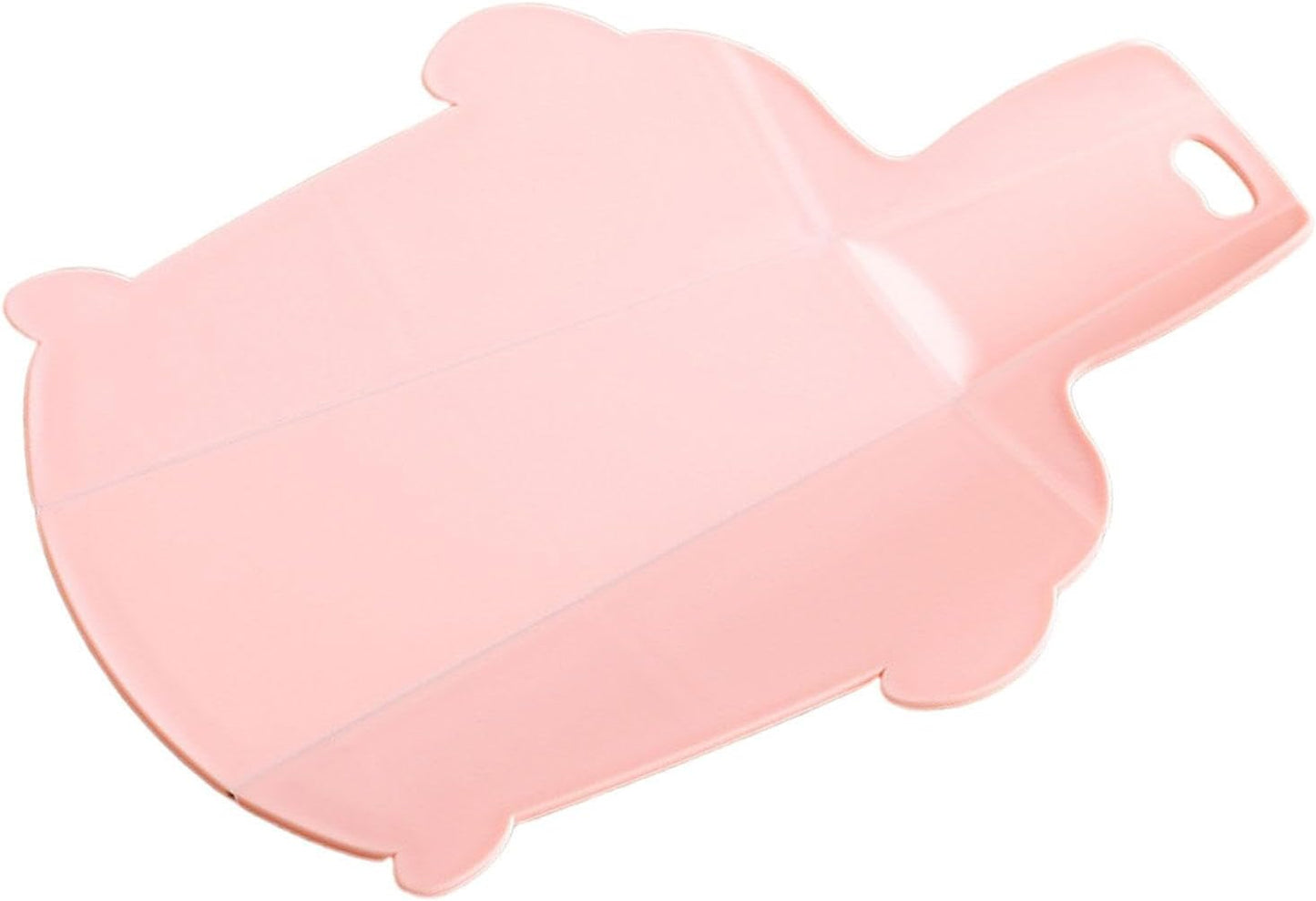 Qianly Board Kitchen Prep Mat Portable Foldable Cutting Board Vegetable Meat Cutting Mat for Household Biscuits Vegetables Cheese Fruits, Pink