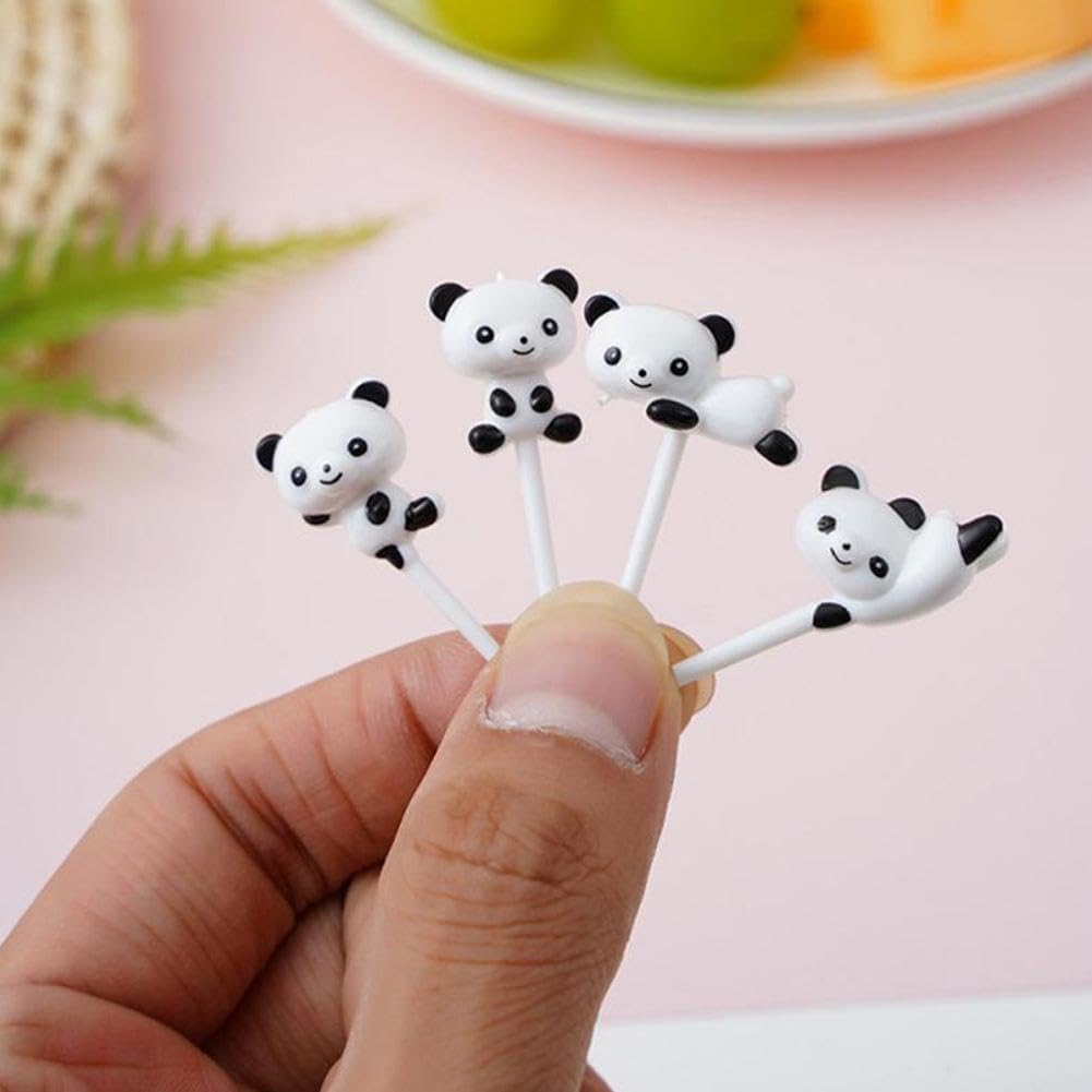 8 Pcs Cute Fun Bento Picks Set, Food Picks for Kids,School Lunch Accessories for Kids, Cute Animal Fruit Toothpicks,Fruit Food Toothpicks, Lunch Bento Box Picks for Toddler Cocktail Picks