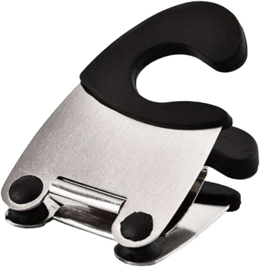3Pcs Stainless Steel Pot Clip Spoon Holder for Kitchen Cooking