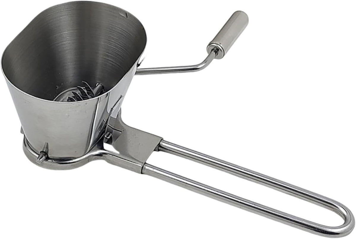 Fenteer Parsley Chopper, Parsley Shredder, Kitchen Handheld Coriander Onion Chopper, Lightweight Herbs Spices Grater, Stainless Steel Roller Mincer for Veggies/Garlic/Peppers/Ginger/Fruits/Nuts