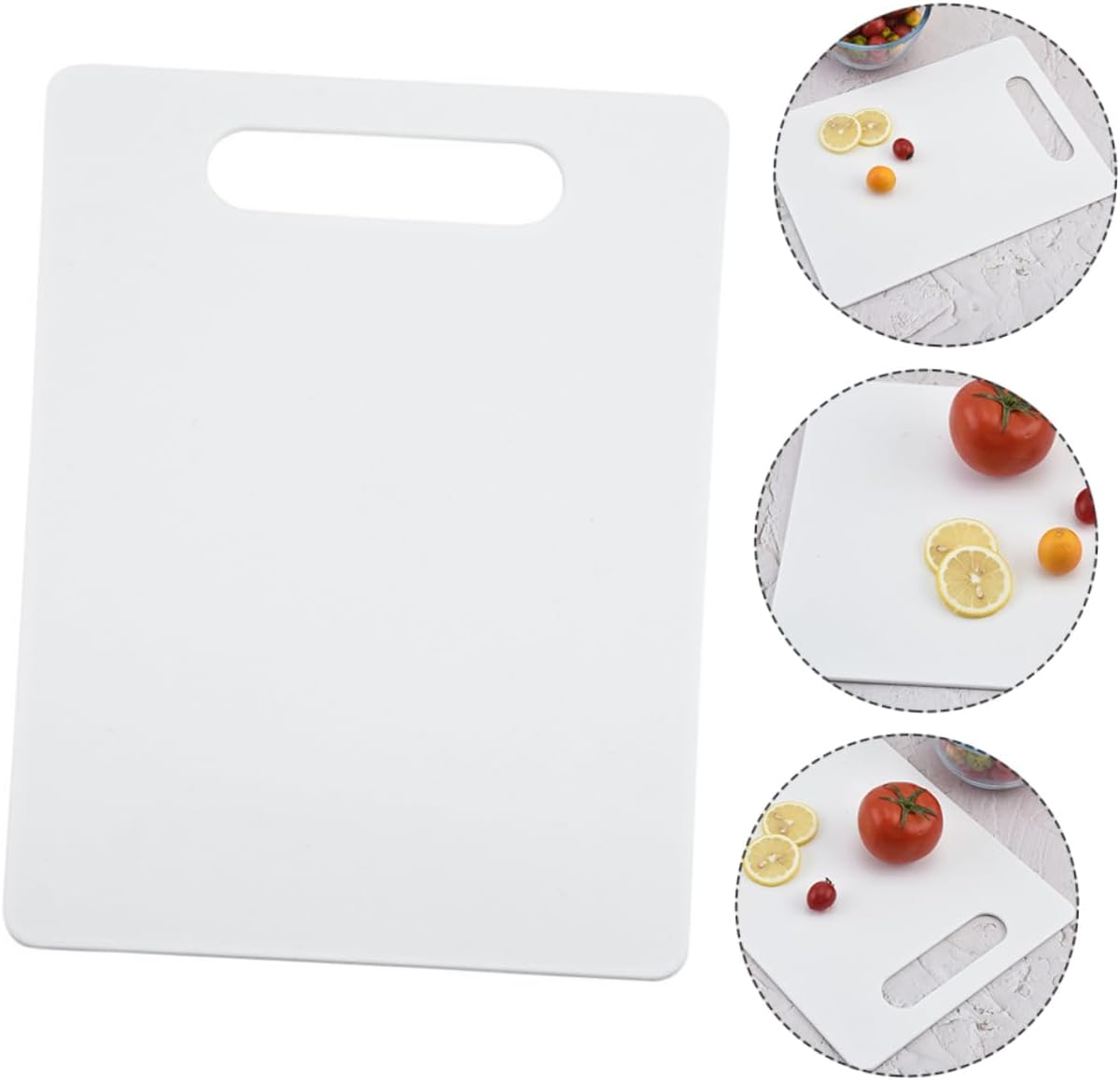 MAGICLULU Cutting Board Mat Non-Slip Plastic Chopping Board with Juice Groove 15 x 10 Kitchen Tool for Food Prep and Serving