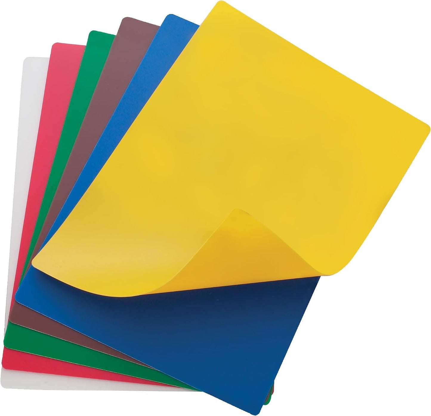 Winco Flexible Cutting Mats, 18" x 24", 6 Colors/set