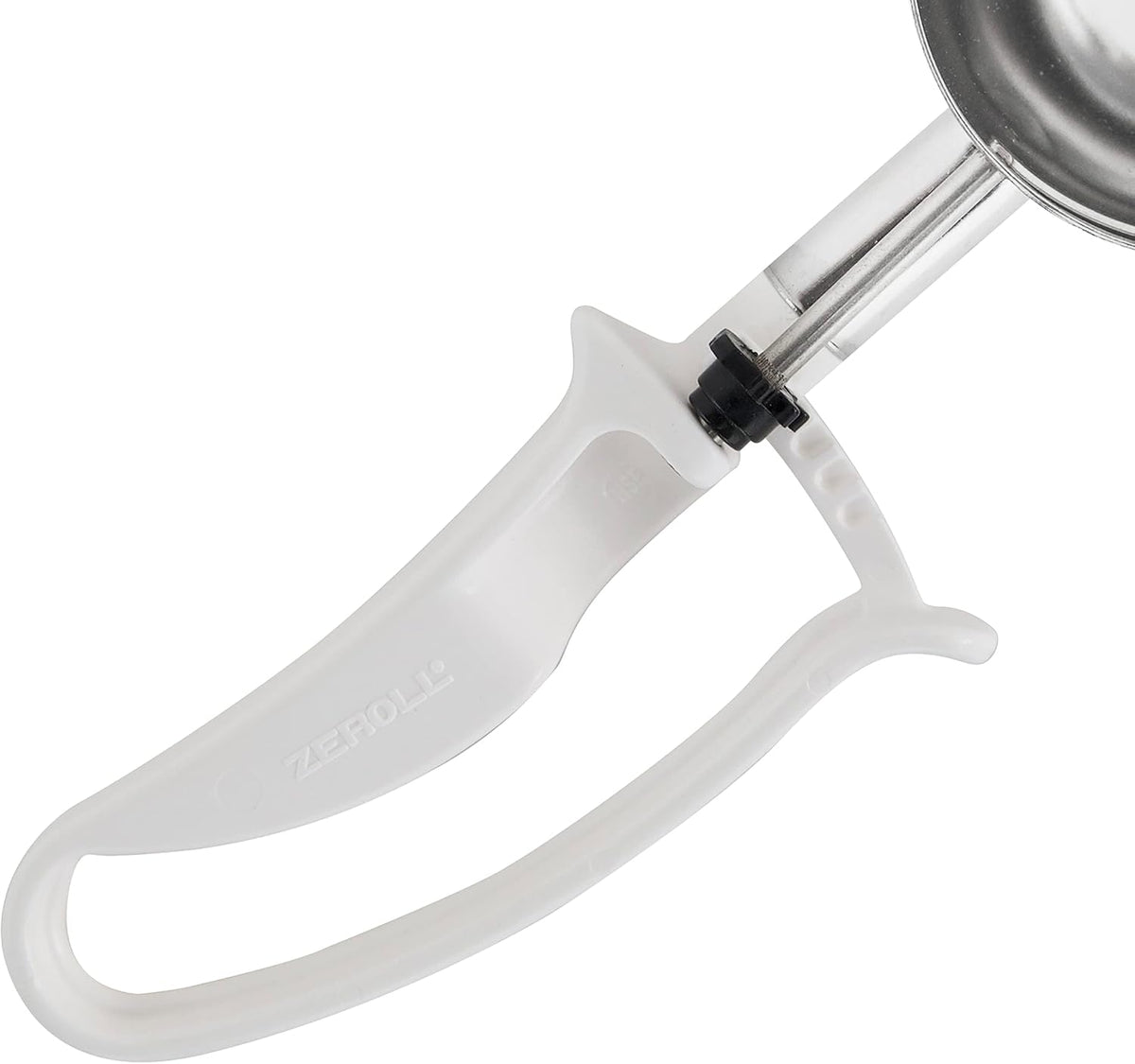 Zeroll 2030 Universal Standard Length EZ Disher Food Portion Control Scoop Designed for Right or Left Hand Use Dishwasher Safe NSF Approved, 1 3/4-Inch, Black