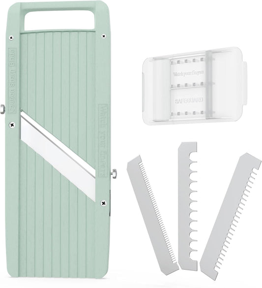 Vollum Mandoline Slicer Vegetable Cutter Stainless Steel Blades