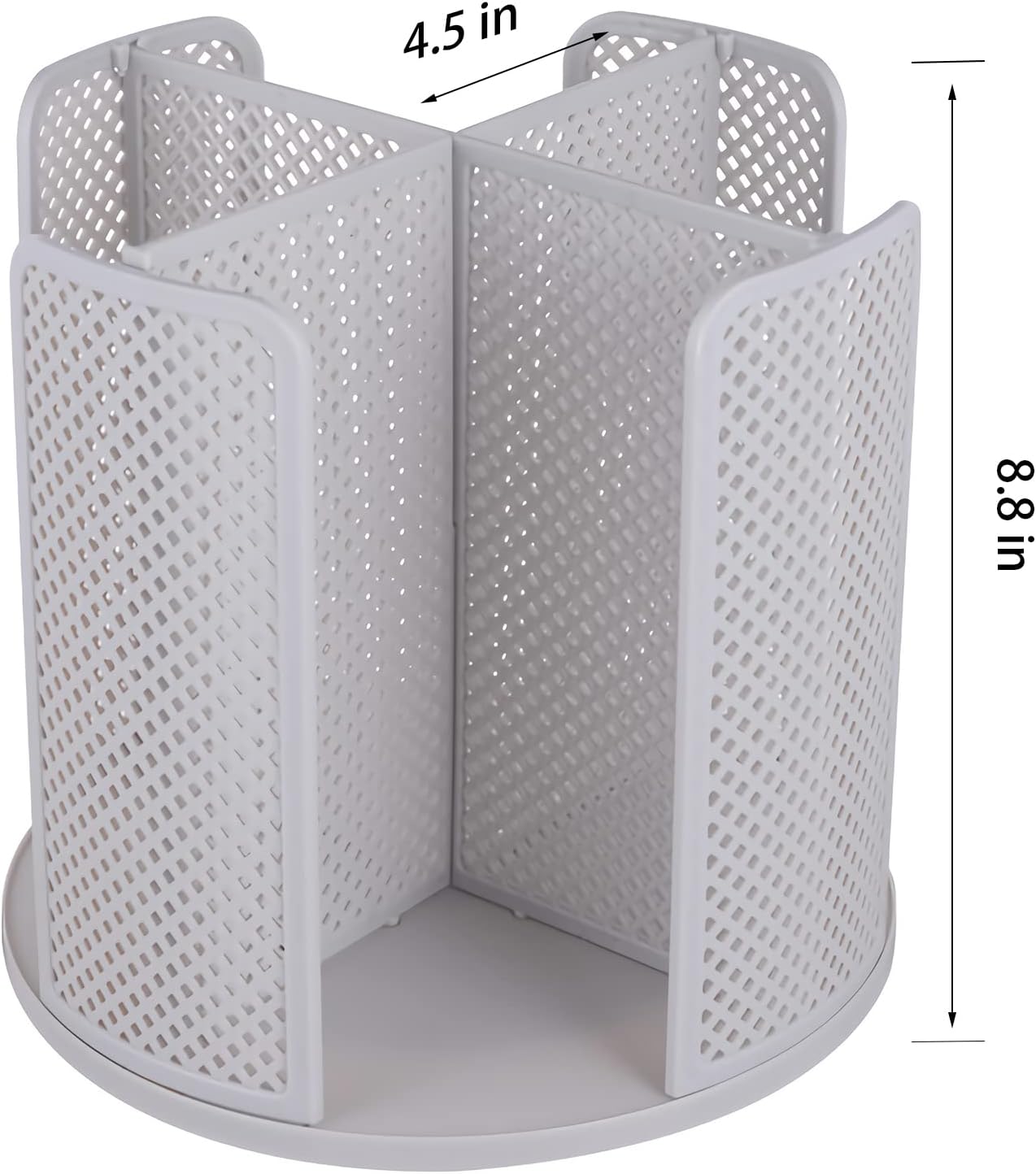 Heagoale Paper Cup and Lid Holder Plastic Cup Storage Organizer Coffee Cup Dispenser for Countertop, Breakroom, Bathroom, Coffee Station, Bar, Buffet, Kitchen Cabinet - Gray