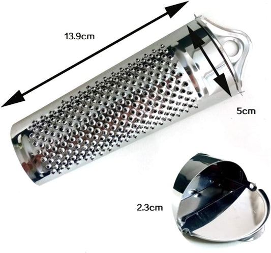Nutmeg Grater, Stainless Steel Mini Cheese Grater, Upgraded Lemon Zester