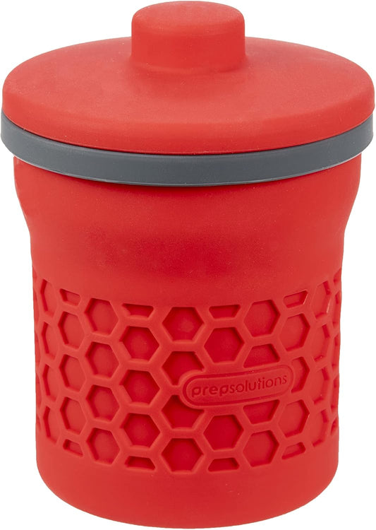 PrepSolutions Silicone Grease Strainer And Keeper, 2 Cup Capacity