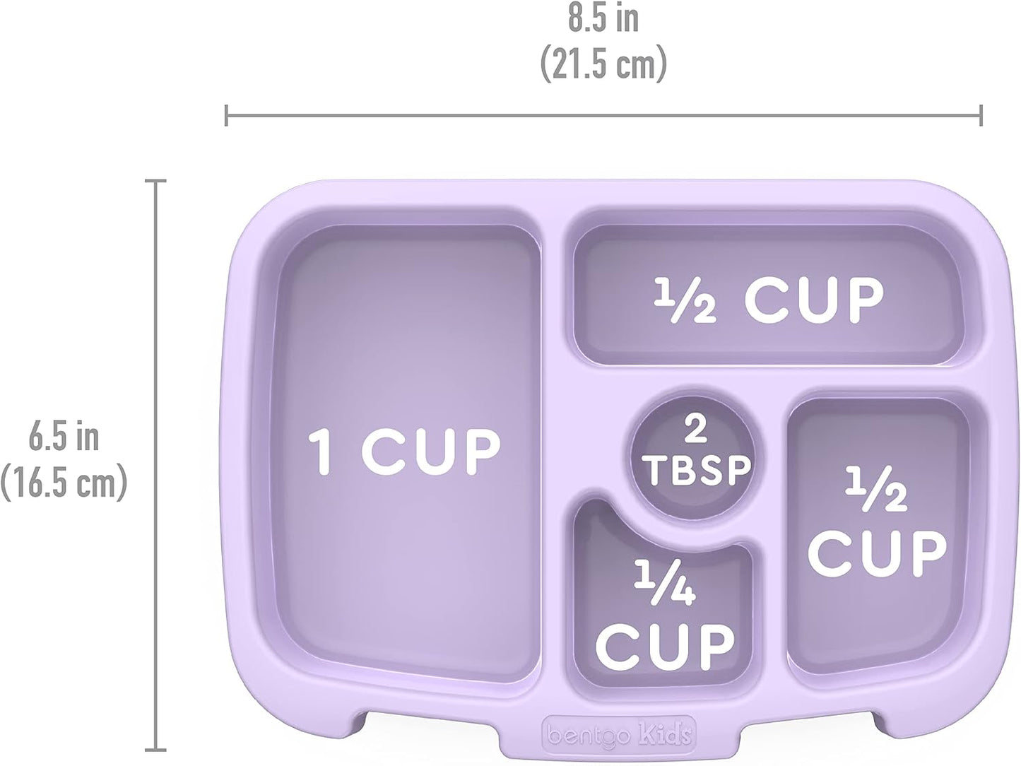 Bentgo® Kids Prints Tray with Transparent Cover - Reusable, BPA-Free, 5-Compartment Meal Prep Container with Built-In Portion Control for Healthy Meals At Home & On the Go (Mermaids in the Sea)