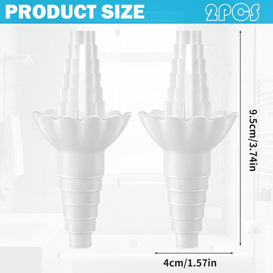 2 Pack Bottle to Bottle Transfer Connector for Soap, Shampoo, Lotion