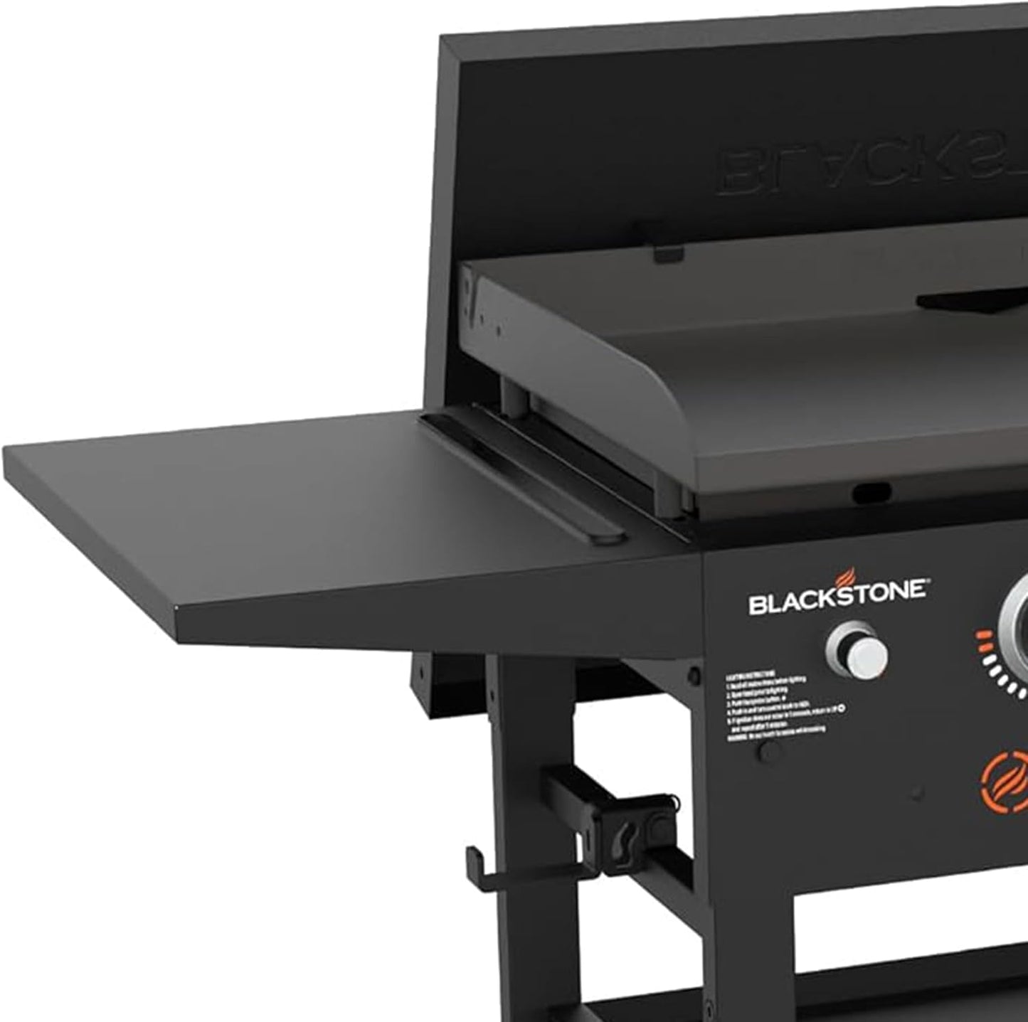 Blackstone Omnivore Outdoor Flat Top Gas Griddle w/Hard Cover, 28” - for Breakfast, BBQ & Grilling w/Steel Cooking Surface, Folding Side Shelves, Rear Grease System & Push-Button Ignition