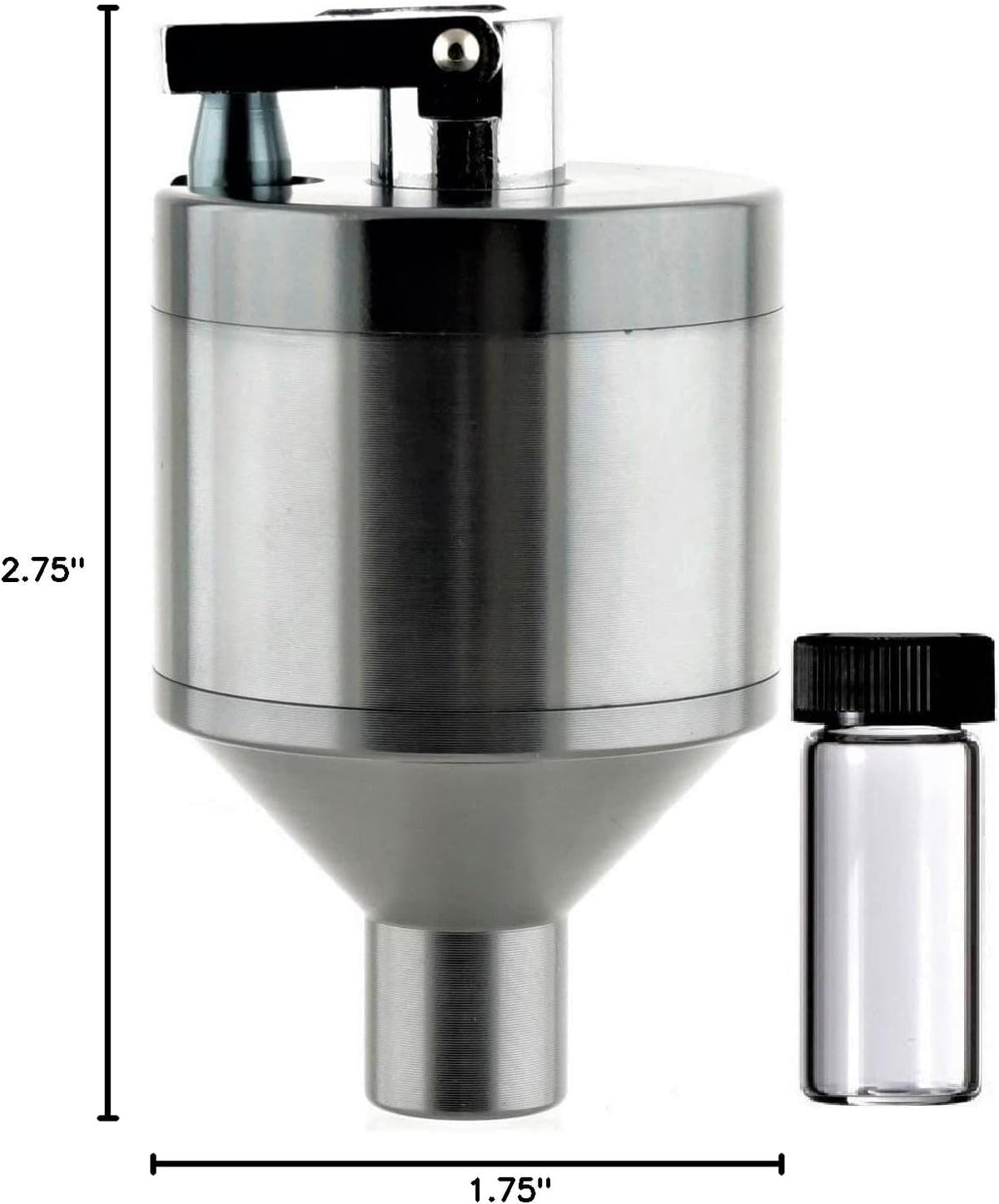 Kitchen Spice Grinder【Superfine Grinding】Pepper Grinder Set, Silver 1.75 inch