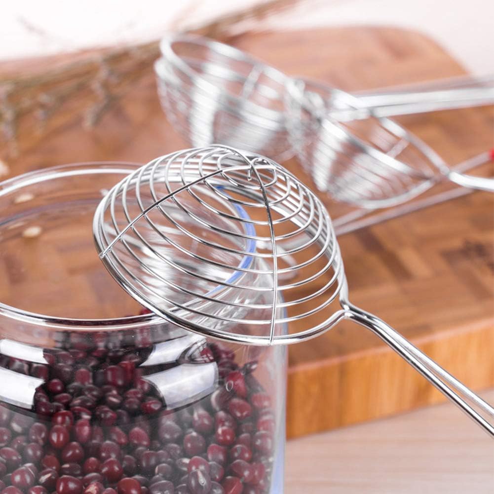 Mini Strainer Spoon, Stainless Steel Spider Skimmer Spoon, Hot Pot Strainer