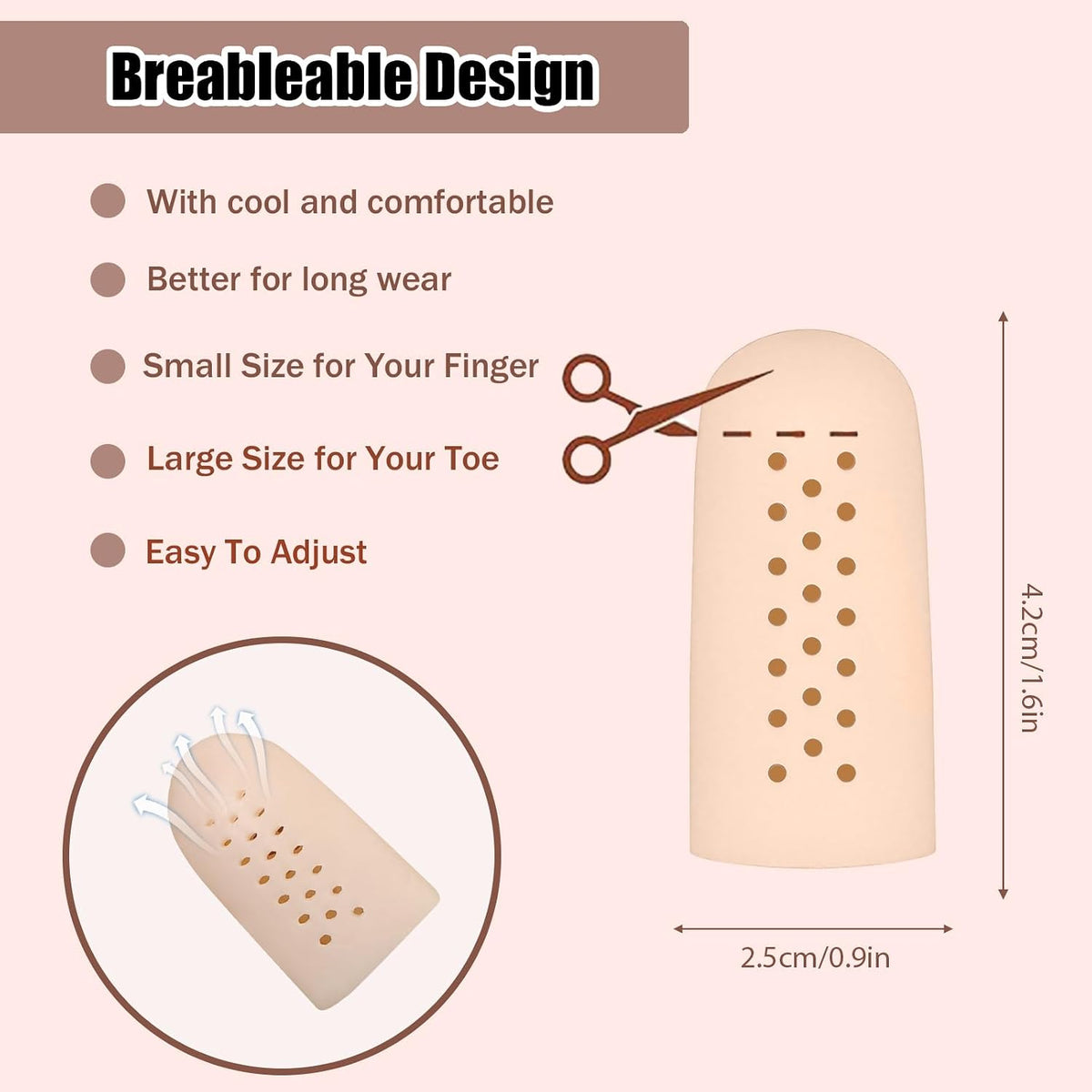 14Pcs Anti-Cut Finger Heavy Reusable Safety Protector Covers for Work -