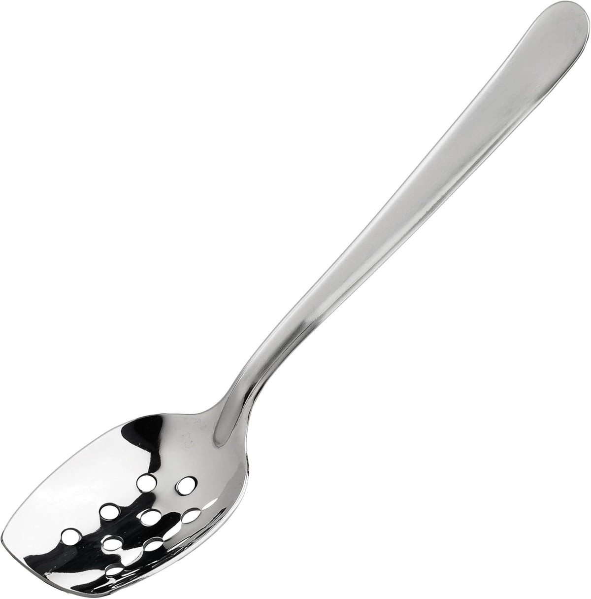 Winco 8" Slanted Stainless Steel Plating Spoon