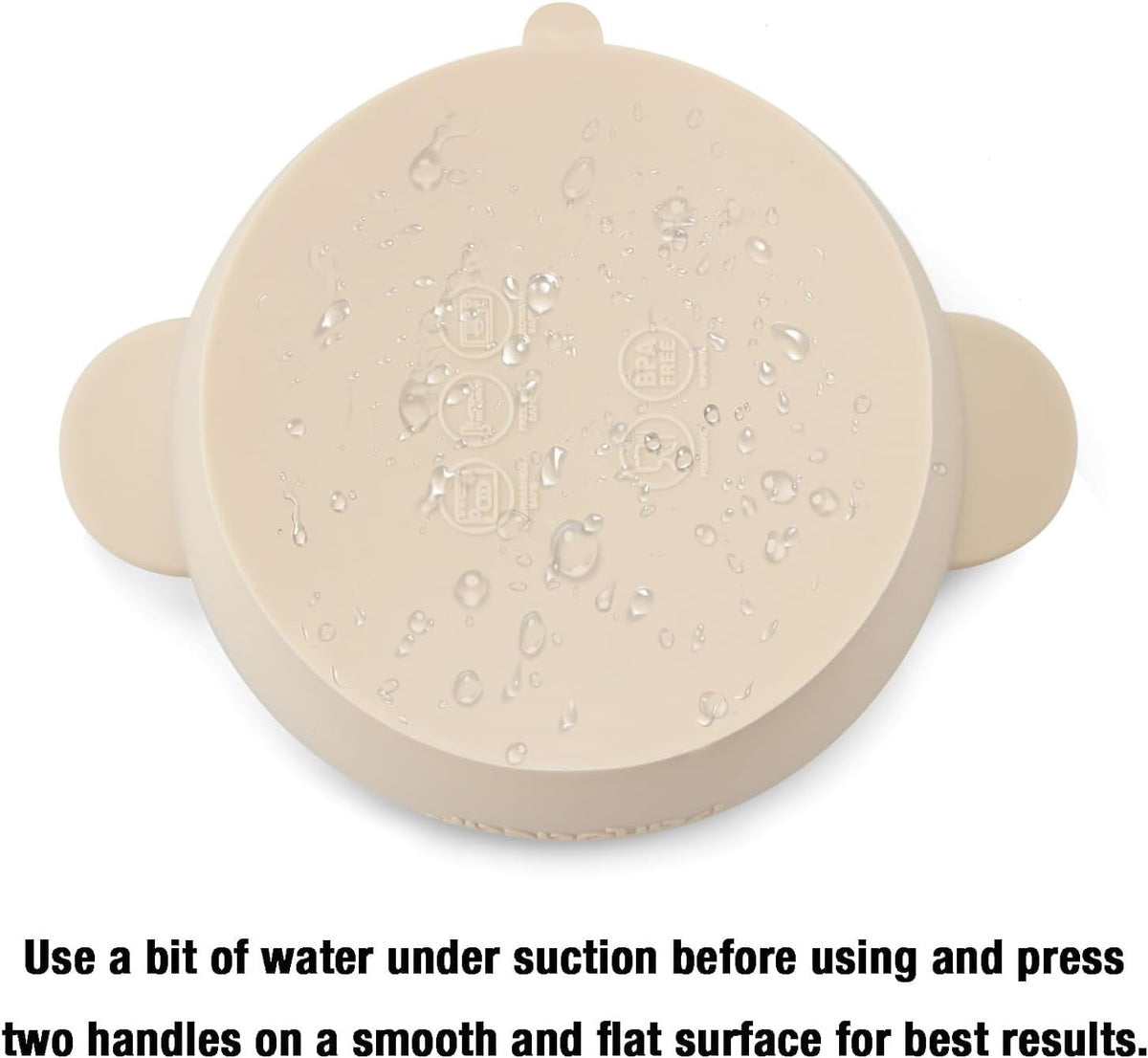 PandaEar 3 Pack Baby Bowls with Suction| Leak-Proof Stay Put Silicone Food Bowl with Lids for Babies Kids Toddlers Infants| Food Grade Soft Safe BPA-Free Silicone (Pink Rose Linen)