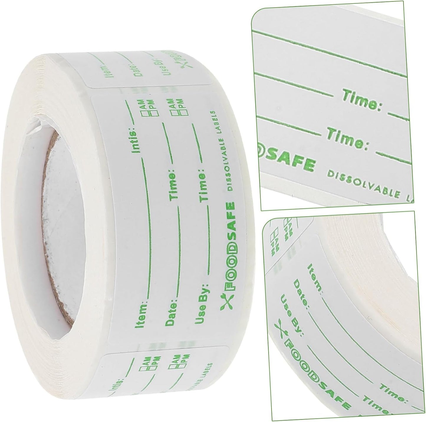 GLEAVI Removable Date Stickers for Food Storage Self-Adhesive Expiration Labels for Refrigerated Items Easy Application and Removal Safe for Food Containers