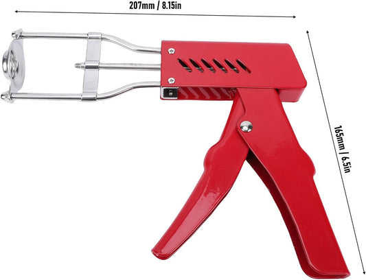 6 in 1 Stainless Steel Fruit Pitter & Corer, Professional Stone Remover Tool for Dates, Cherries, Apricots, Hawthorn, Longan