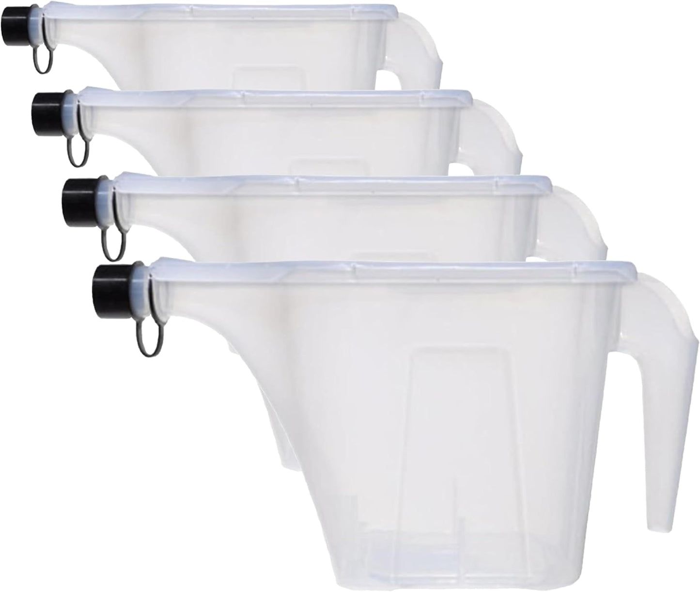 More Birds 3-in-1 Super Tote - 5 lb Capacity Container with Tapered Pour Spout, Easy Grip Handle & Stackable Design, Portable Seed Holder & Dispenser for Backyard Birding and Wildlife, 100-SF-TOTE