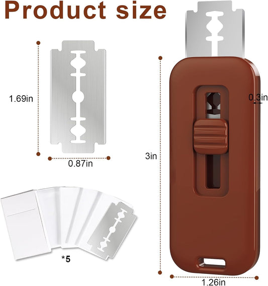 Bread Lame Dough Scoring Tool, Upgraded Lame Bread Tool, Extractable Sourdough Scoring Tool, Bread Scoring Tool with Magnetic, for Sourdough Bread baking Making(Includes 5 Bread Razor Blades)