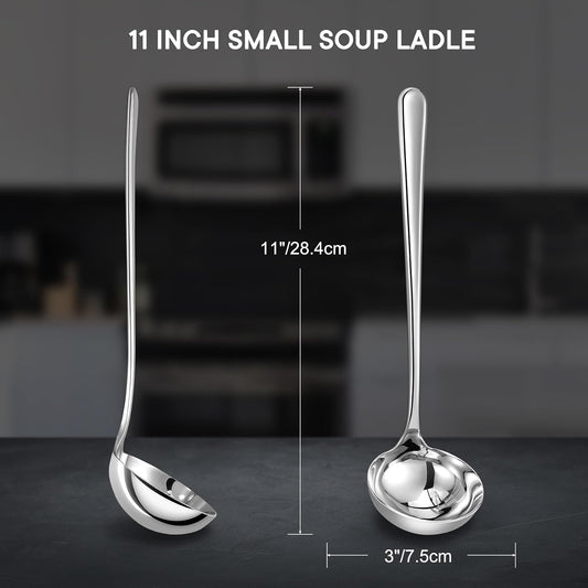 KEAWELL Premium Verona 11-Inch Soup Ladle (1, 11" Soup Ladle)