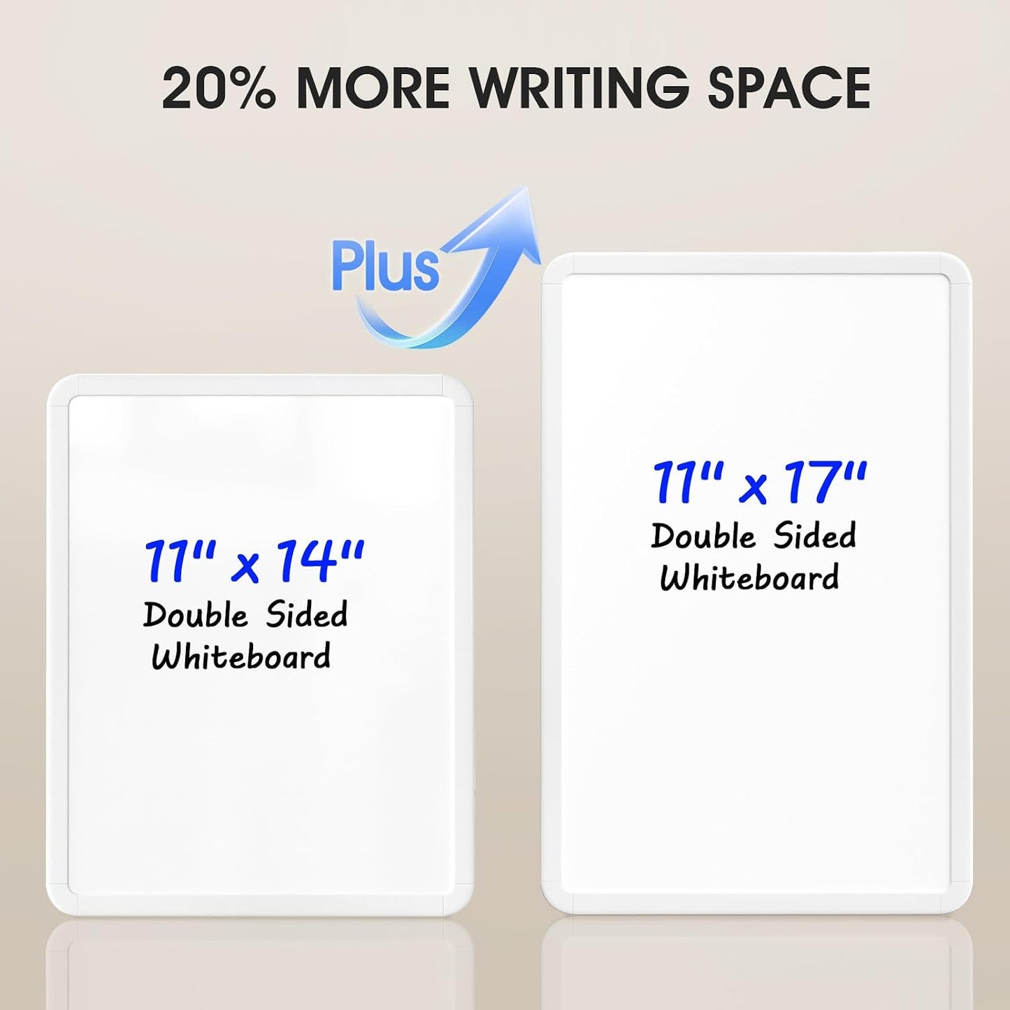 MaxGear Weekly Dry Erase Calendar Board for Wall, 11 x 17 Inch Double-Sided Magnetic Whiteboard, Weekly Planner on One Side and Blank Whiteboard on the Other, Includes 3 Color Markers and Magnets
