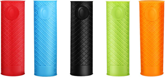 5 Pieces Silicone Hot Handle Holder Rubber Pot Sleeve Heat Resistant Kitchen Potholders for Cast Iron Pans, Metal Frying Pans, Skillets, Griddles, 5 Colors