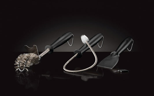 Napoleon Gas Grill Cleaning Toolset - Angled Cleaning Brush, Fire Box Scraper, Burner Port Cleaner, Venturi Tube Cleaner